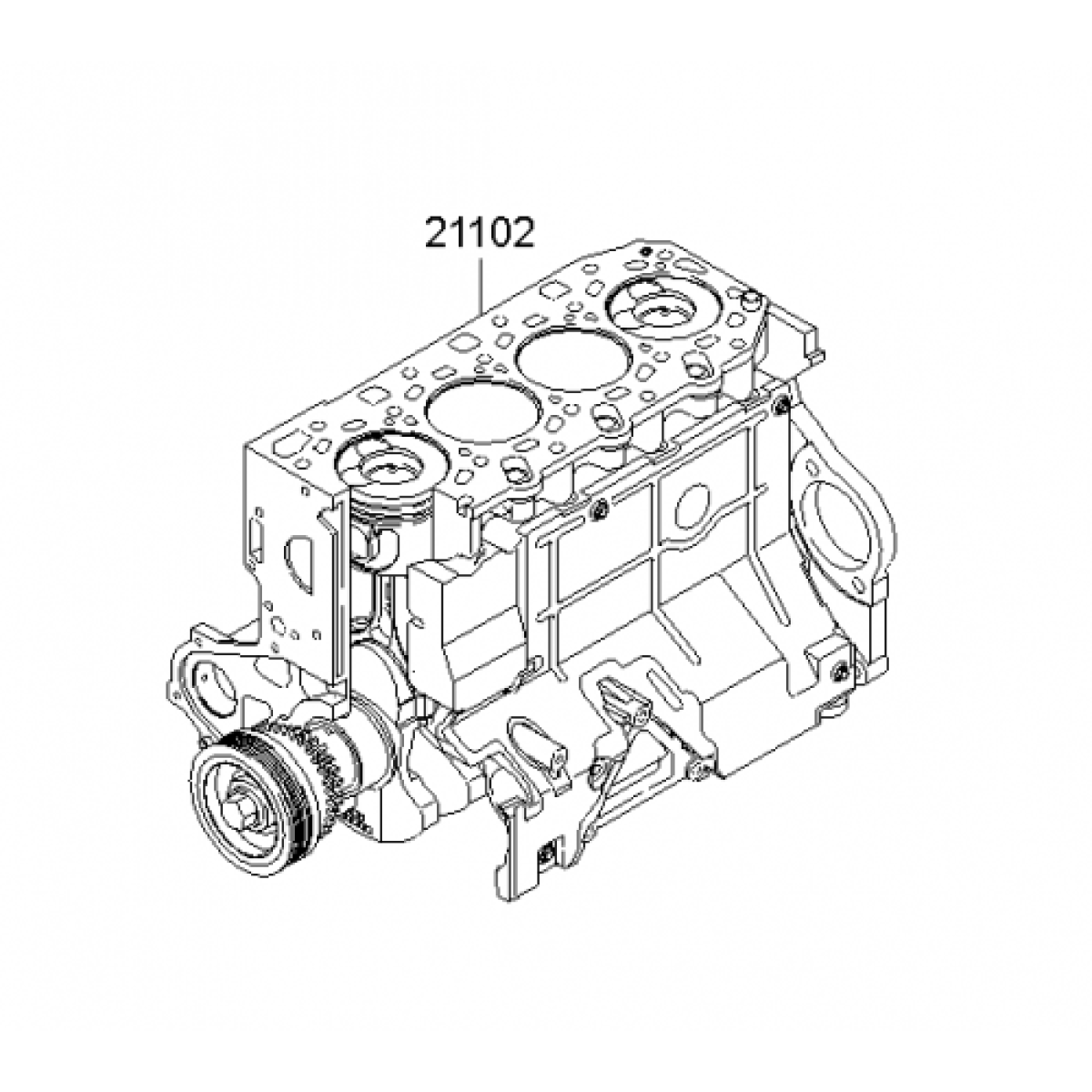 Ensamble de motor caja 5
