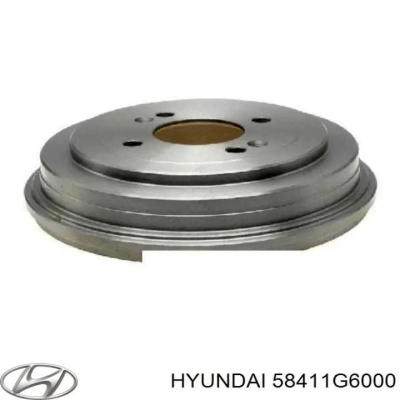 Tambor de freno Original Kia 58411-G6000